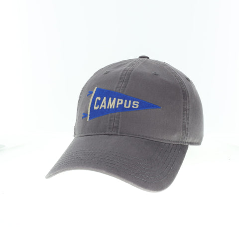 Campus Relaxed Twill Cap, Dark Grey