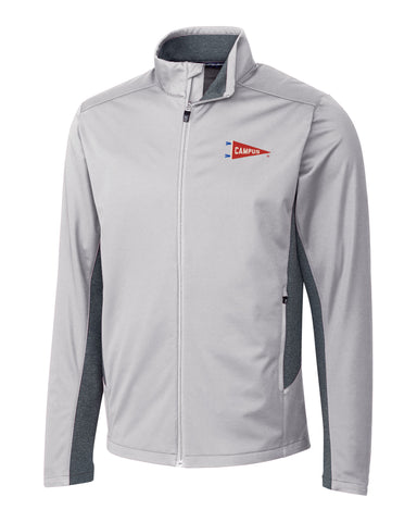 Campus Cutter & Buck Navigate Softshell Jacket, Polished Grey (MCO00038)