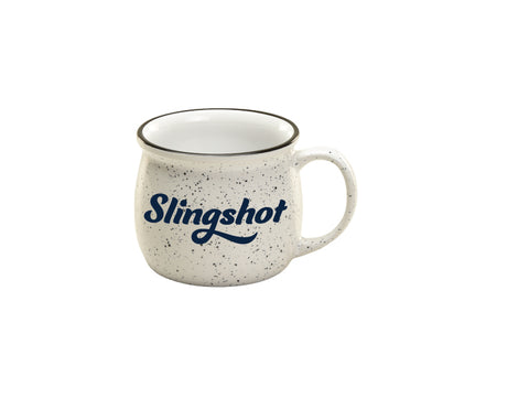Slingshot Colonial 17oz Speckled White Mug