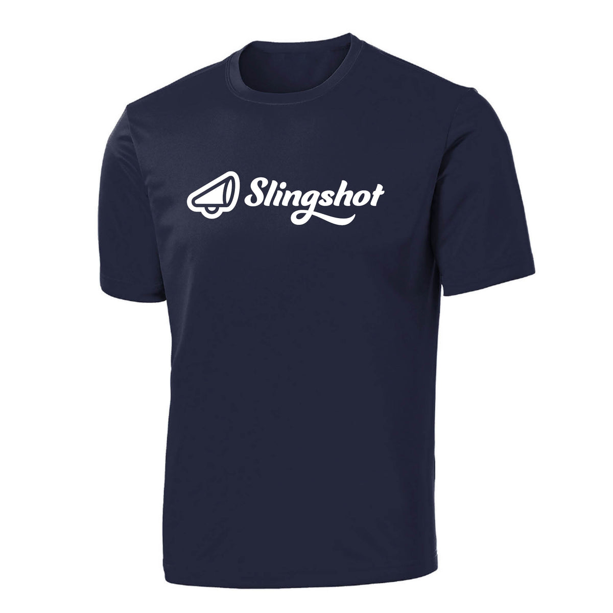 Slingshot Sport Performance Tee, Navy Slingshot Swag Shop