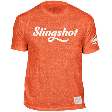Slingshot Retro Brands Short Sleeve Vintage Tri-Blend Tee, Orange