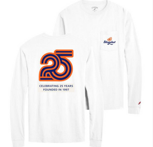 Slingshot 25th Anniversary Long Sleeve Tee, Light Heather