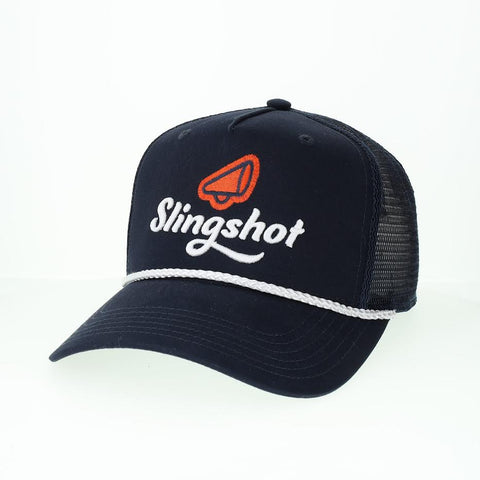 Slingshot L2 Brands Roadie Trucker Cap, Navy/White