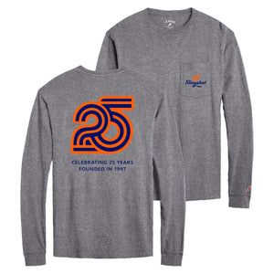 Slingshot 25th Anniversary Long Sleeve Tee, Midnight Heather