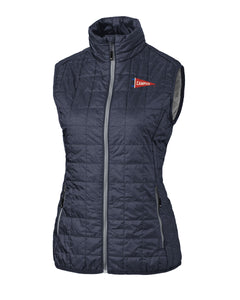 Campus Ladies Cutter & Buck Rainier Full Zip Vest, Anthracite Melange (LCO0008)