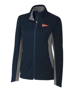 Campus Ladies Cutter & Buck Navigate Softshell Jacket, Navy (LCO00032)