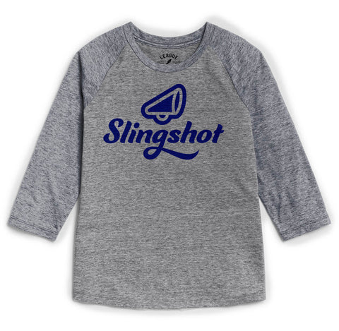 Slingshot L2 Brands Ladies Reclaim Baseball Tee, Fall Navy