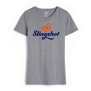 Slingshot L2 Brands Ladies Freshy Tee, Grey Heather