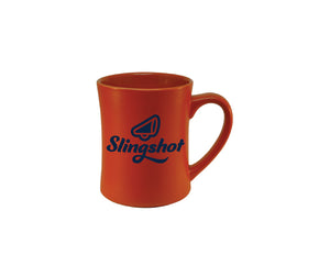 Slingshot 16oz Matte Diner Mug, Orange