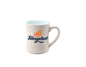 Slingshot 16oz Diner Mug, White Matte