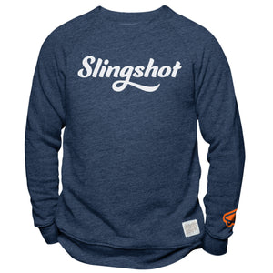 Slingshot Retro Brands Tri Blend Raglan Sleeve Lightweight Fleece Crew